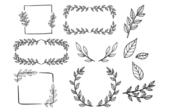 Enhancing Design with Circle Floral Branches