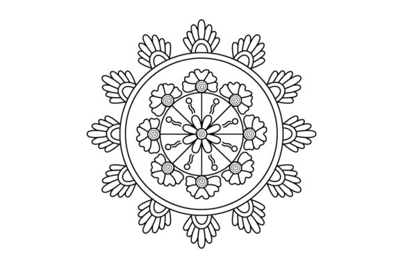 Mandala Design Vector & Floral Outline Essentials