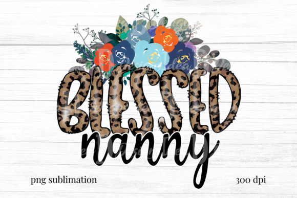 The Leopard Blessed Nanny Floral Flower Design