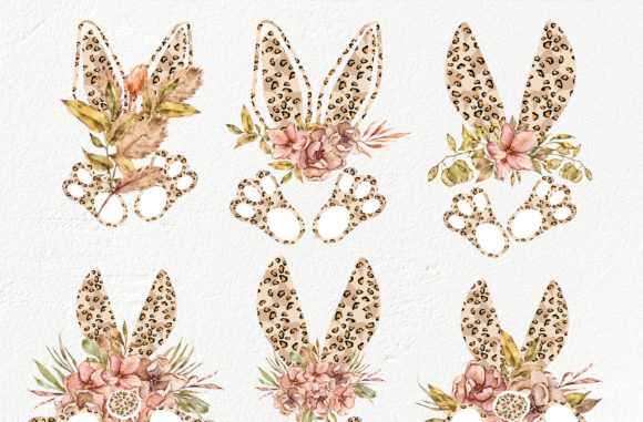 The Strategic Value of Watercolor Leopard Floral Bunny Clipart